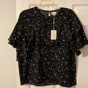 MUDPIE Women's Shirt size L brand new with tags long 23” bust 42”